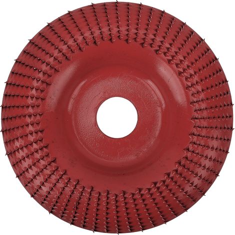 Ortviai Disque de meulage pour bois 125 x 22 mm en carbure de tungstène rouge – robuste et sans déformation (1/5)