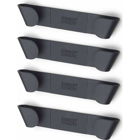 Set of 4 pot lid holders - Grey (1/5)