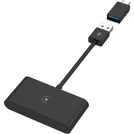 2-in-1 Wireless CarPlay Adapter für Android Auto: AI CarPlay Box, kabelloser CarPlay Adapter für kabelgebundene CarPlay-Fahrzeuge. (1/5)