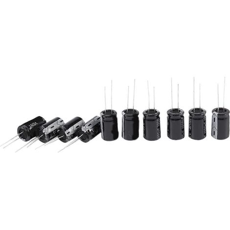 10 condensateurs électrolytiques radiaux 35 V 1000 µF 105 °C 13 mm x 20 mm (1/5)