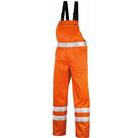 Warnschutz-Latzhose HAMILTON leuchtorange Größe 98 (1/4)