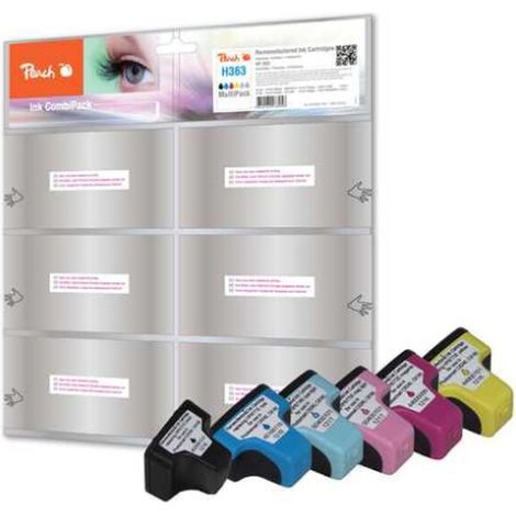 Peach Patrone HP Nr.363XL MultiPackPlus REM,KOM (PI300-507)
