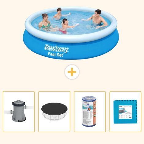 Bestway Bestway Fast Set Ronde - 366x76 cm - 5-pièces S254 (1/5)