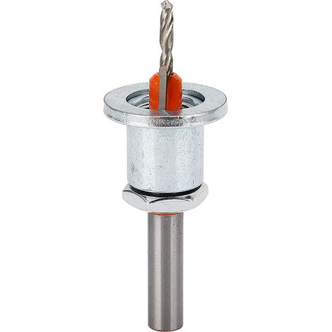 Foret conique à butée réglable, fraise à chanfreiner hélicoïdale pour bois, plastique et métaux tendres 3,0 x 8 mm