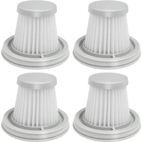 Lot de 4 filtres HEPA compatibles avec Xiaomi Mijia Handy Home Car Mini aspirateur sans fil lavable Accessoires de rechange Pièces (1/5)