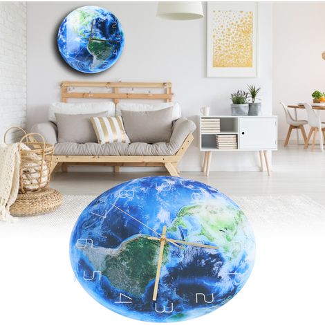 Acryl-Wanduhr mit geräuschlosem Uhrwerk, dekorativ für Schlaf- oder Wohnzimmer. (1/5)