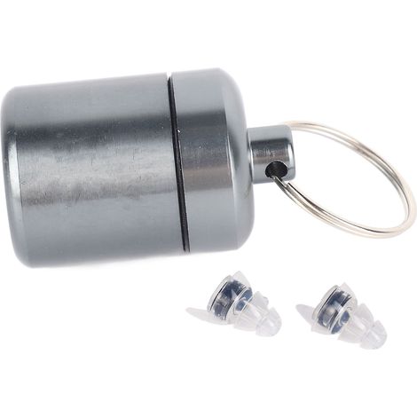 Bouchons d'Oreilles en Silicone Liquide 3 Couches pour Batteurs, Réduction du Bruit avec Filtre Confortable Noir (1/5)
