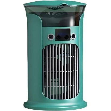 Tragbare Klimaanlage, 880-ml-Luftkühler, 4-in-1-Mini-Klimaanlage mit 3 Geschwindigkeitsstufen, leiser Turmventilator, Mini-Klimaanlage, tragbare Klimaanlagen für Zuhause und Büro (Grün) (1/5)