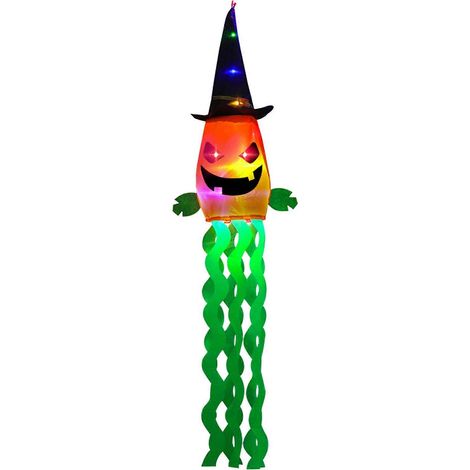Halloween-Dekorationen: Gartenzwerg-Puppe ohne Gesicht, leuchtender Hexenschädel, Zwergenpuppe, Schreibtischdeko, Geschenk, leuchtet im Dunkeln, mehrfarbig (1/5)