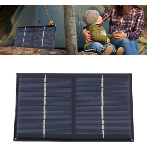 Panneau solaire 1,5 W 12 V en résine époxy, plaque en silicium polycristallin de qualité A, à monter soi-même (1/5)