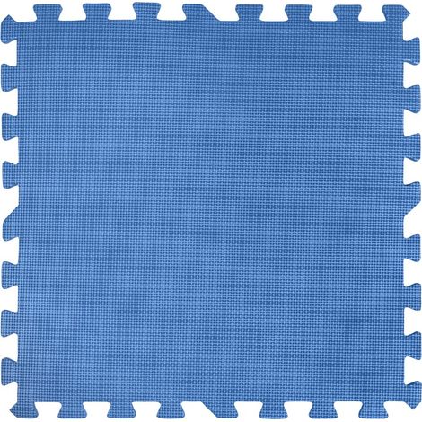 Gre-pools Tappeto da piscina blu 50x50 cm set da 9 pezzi (1/2)