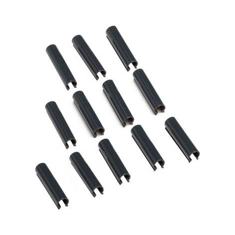 Packung mit 100 PVC-Clips zur Befestigung von Lixo Grau, H.1 cm DIRICKX
