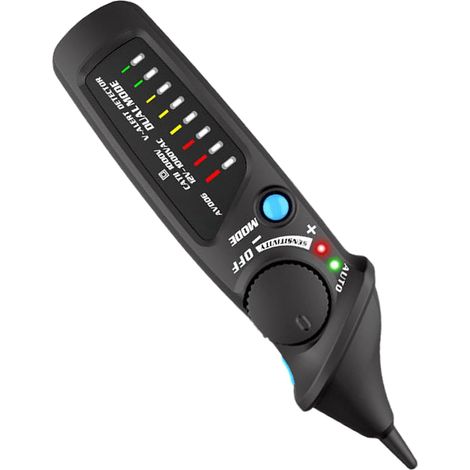 CCYKXA Berührungsloser Spannungsprüfer – Durchgangsprüfer Aktiver Kabelbruchorter mit akustischem Alarm für elektrische Anwendungen in Haushalt, Kfz und Industrie (1/5)