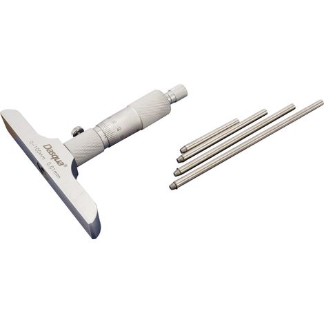 Dasqua DASQUA 4611-8120 Mikrometer 100 mm Genauigkeit 0,01 mm (1/5)