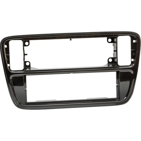 Facade autoradio 1DIN compatible avec VW UP AA-AAN 11-17 Noir brillant