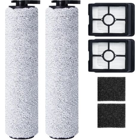 DTEKGAZ - Ersatzbürstenwalze und HEPA-Filter für den kabellosen Stielstaubsauger BISSELL CrossWave HF3 (3649A), 2 Bürstenwalzen + 2 HEPA-Filter + 2 Filterschwämme (1/4)
