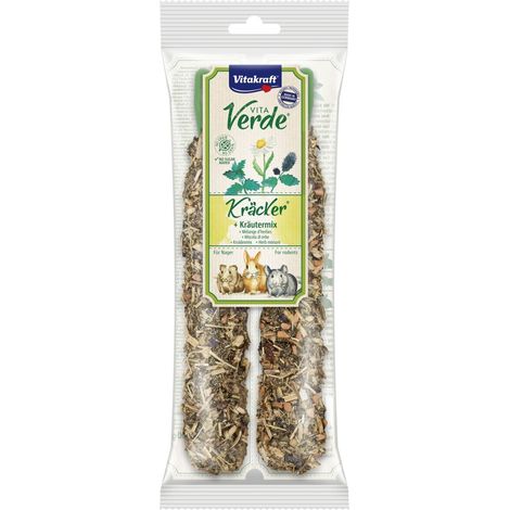 Vitakraft VitaVerde® Kräcker Kräutermix NA 2 Stück / 80 g Futtertrog & Kleintierfutter (1/3)