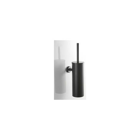 Brosses à Toilettes, Brosse WC INOX,Toilette WC avec Couvercle Anti-éclaboussures Fermé,Tête de Brosse Remplaçable Mesures (1/4)