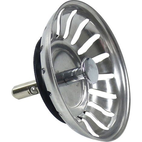 Edelstahl-Spülbeckenstöpsel, Spülbeckenfilterstöpsel, Spülbeckenfilter – Durchmesser 79 mm (1/5)