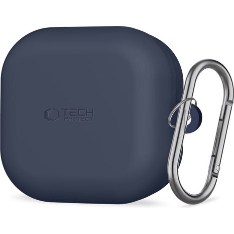 TECH-PROTECT GANCIO IN SILICONE PER SAMSUNG GALAXY BUDS 4 / 4 PRO BLU NAVY (1/5)