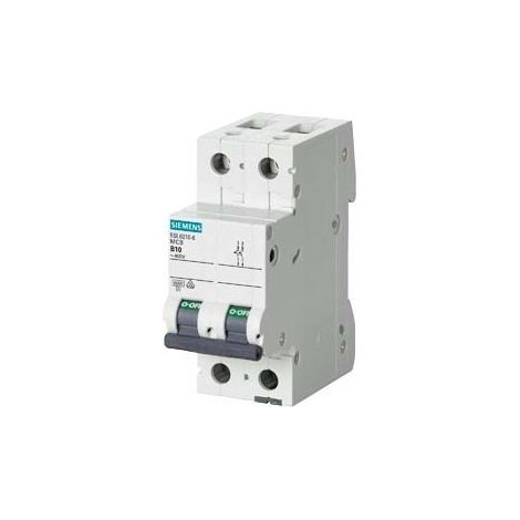 Interruptor automático 2P B 6A 6kA AC Sentron 5SL6206-6