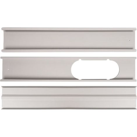 Kit de montaje de ventana portátil ajustable de 3 piezas para accesorios de aire acondicionado, montaje de aire acondicionado en ventana - 55 cm