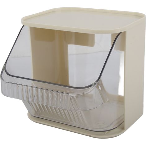 Multifunktionales Teebeutel- und Kaffeekapselregal aus transparentem, weißem Acryl, für den Schreibtisch, sorgt für Ordnung im Büro, effiziente Aufbewahrung, langlebig, 400 g (1/5)