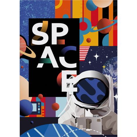 Art for the Home Leinwandbild Space Astronaut - 70x50cm (1/3)