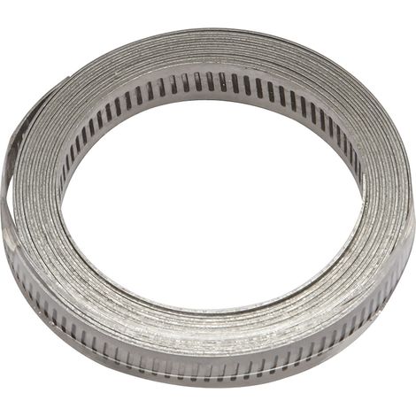 Endlosband mit  Bandbreite 13mm  / 30m - W2 Stahl verzinkt-blau