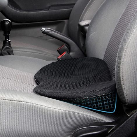 Car seat cushion for driver, thick car seat cushion, lower back discomfort relief cushion for all seasons (1/4)