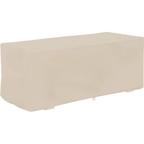 Wasserdichte und UV-beständige Schutzhülle für Gartenaufbewahrungsbox 123 x 62 x 55 cm (beige) (1/5)
