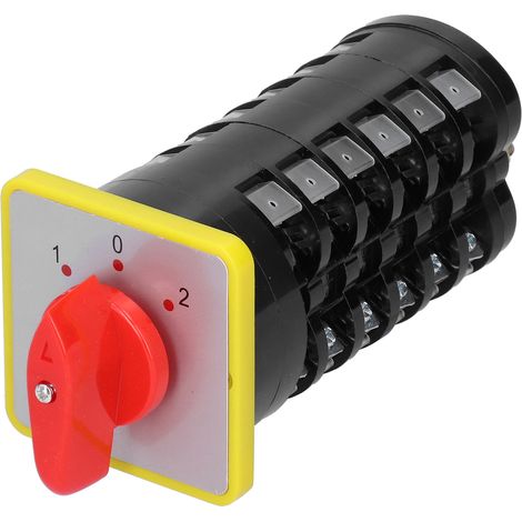 Commutateur de transfert universel LW5D-16D1689/6, 110-500V, 16A, interrupteur rotatif polyvalent, usage industriel, 6 positions, robuste et fiable. (1/5)