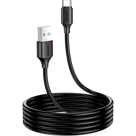Câble de charge et de transmission de données USB - USB Type C 3A 2m noir (1/5)