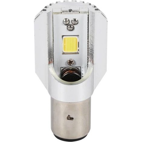 BA20D Moto LED Phare Blub Haut/Bas Faisceau Lumière COB Scooter Tête Lampe (1/5)