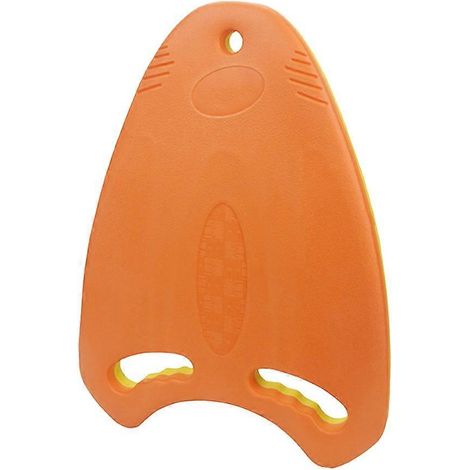 Planche de natation pour adultes et enfants, légère, en EVA avec bords lisses - Orange (1/5)
