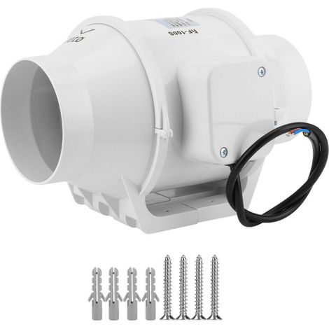 220-V-Wandventilator (10 cm), leiser Betrieb, hoher Luftdurchsatz für Küche und Bad
