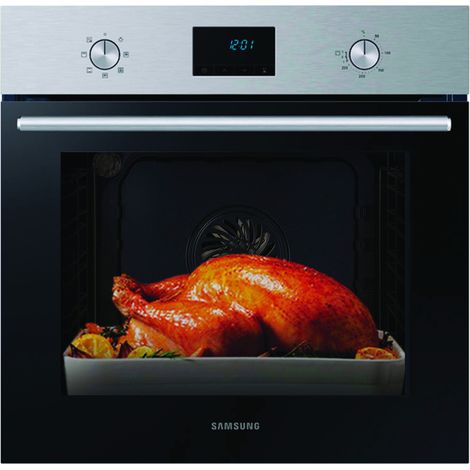 Samsung NV68A1110BS Forno Multifunzione ad incasso Serie 3 68 L A Inox. Dimensione del forno: Media, Tipo di forno: Forno elettrico, Capacità interna forno totale: 68 L. Posizionamento dell'apparec...