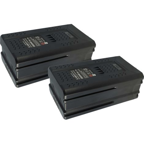 vhbw 2x Batterie compatible avec Kobalt 80V Max, KSS 2580-06, 630-CFM, KHB 004B, KM 2180B-06, KST 2580-06 outil électrique (4000 mAh, Li-ion, 80 V)