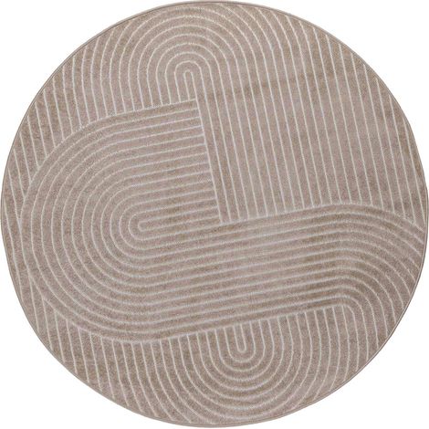 Maison Exclusive - Bereichsteppiche Rund PALMERAS Beige Ø 120 CM