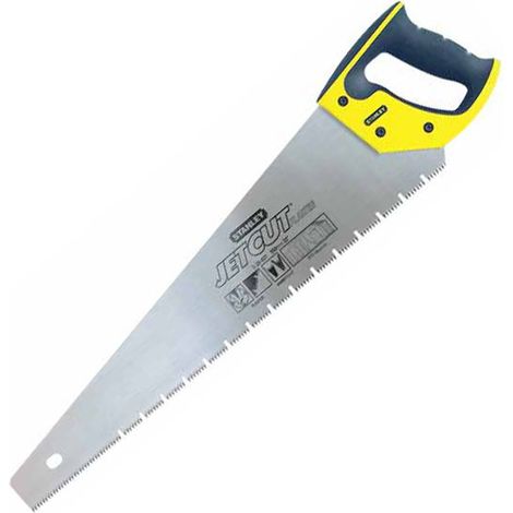 Sega a mano JetCut L.600mm 7 denti / pollici 0,7 mm di spessore 2x dentellatura a punta dura Stanley