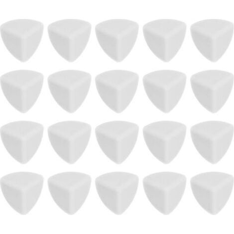 20 pièces protecteurs d'angle en Silicone Anti-Collision pour Bureau Meubles Coins arrondis Blanc Pur (1/5)