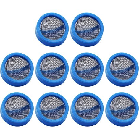 Lot de 10 filtres à eau pour tuyau de machine à laver, avec tamis intégré.-AquaForge (1/5)