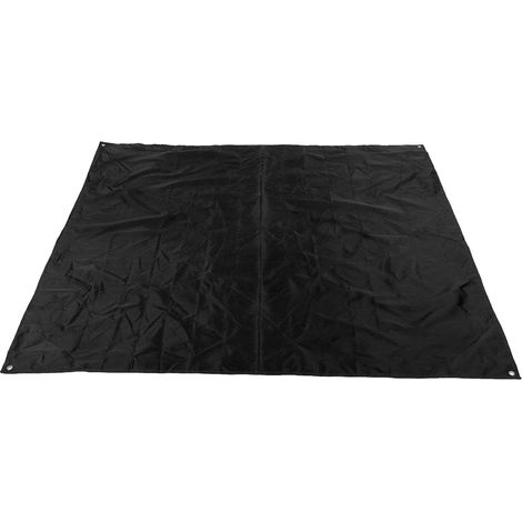 Tapis de pique-nique portable d'extérieur, couverture de camping, tapis de sol pour tentes et pelouses, imperméable (noir) (1/5)