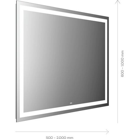 emco MI 230 Miroir lumineux LED, découpe lumineuse sur tout le (1/3)