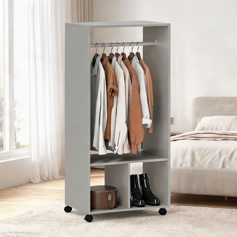 Armoire gris en panneaux de particules classe E1 60 x 40 x 128 cm (1/5)