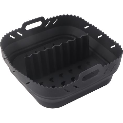 Quadratische Silikonform für Heißluftfritteuse mit Silikon-Backmatte (1/5)