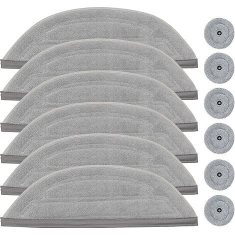 12 pièces de rechange de lingettes pour Roborock S8 MaxV Ultra - Comprend 6 paquets de grandes lingettes, 6 paquets de petites lin (1/5)