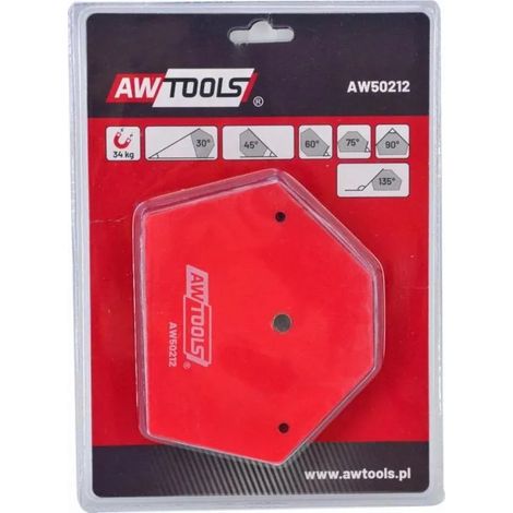 Utensile per saldatura awtools 34 kg 110x137x24mm forza magnetica acciaio
