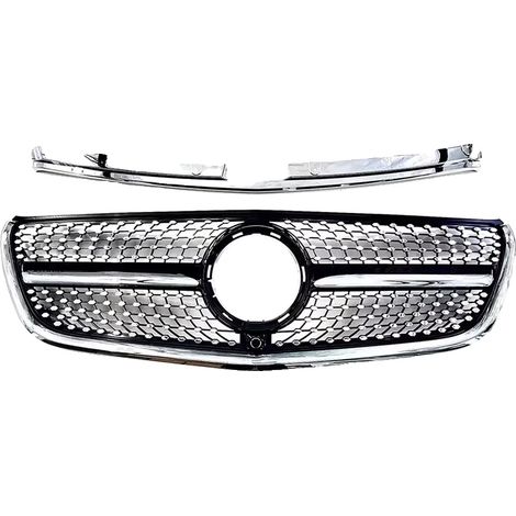 Grille, Design Moderne, Aérodynamique Améliorée, noir (1/2)
