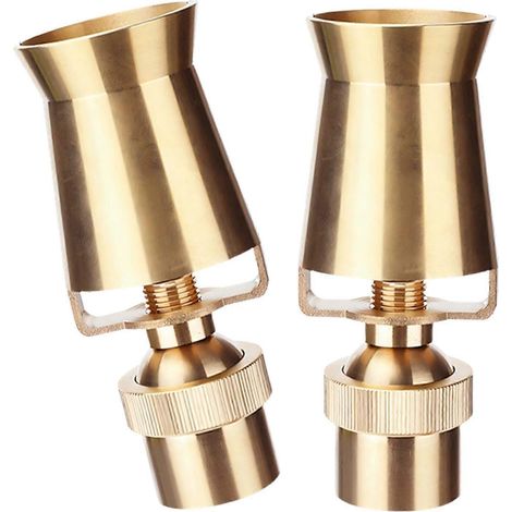 Fontaine à jet en laiton, buse de fontaine à bulles en cèdre, accessoires décoratifs pour fontaine de jardin et d'aménagement paysager, multicolore 2 (1/5)